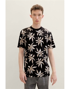 Футболка хлопковая с принтом Tom tailor