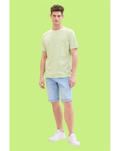 Шорты джинсовые с эффектом потертости Tom tailor