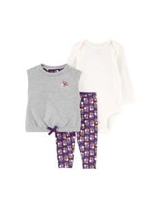 Комплект из боди, жилета и брюк из хлопка Carter`s