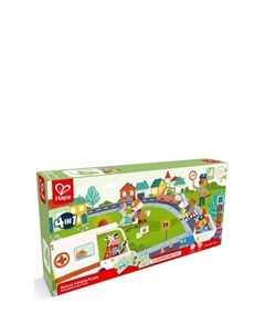 Пазлы Спасательные машины 4 в 1 из 76 элементов серия Умняша Hape