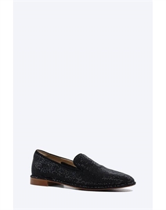 Лоферы кожаные с принтом Vitacci