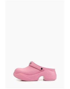 Сабо кожаные на платформе Abricot