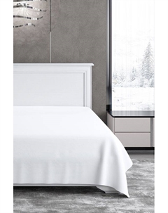 Простыня хлопковая антибактериальная Альпийский снег Soft silver