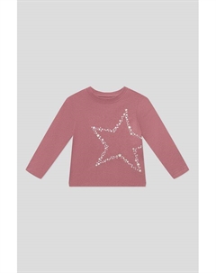 Лонгслив хлопковый с принтом Ovs