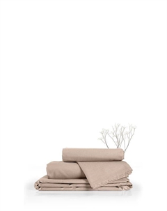 Простыня хлопковая Melange Praline Verossa