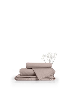 Простыня хлопковая Melange Mokko Verossa