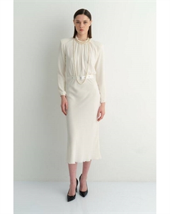 Платье со сборкой на груди Laroom