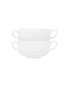 Бульонница фарфоровая Плиссе Decor de table