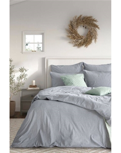 Комплект постельного белья хлопковый Melange Indigo Verossa