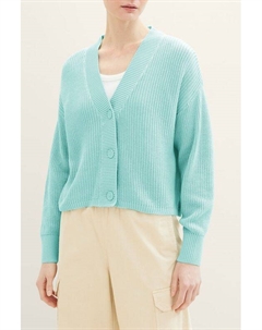 Кардиган из смесового хлопка на пуговицах Tom tailor