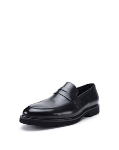 Лоферы кожаные с декором Abricot