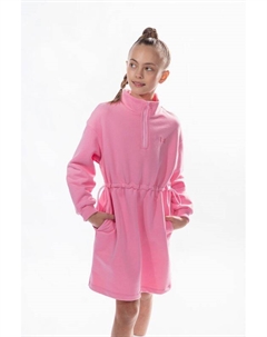 Платье хлопковое с воротником на молнии 1st.