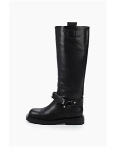 Сапоги кожаные с ремешком Abricot