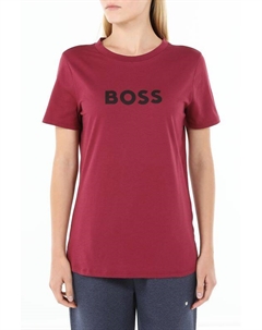 Футболка хлопковая с логотипом Boss