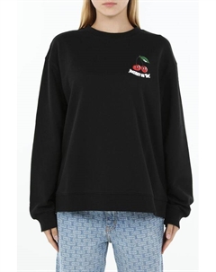 Свитшот хлопковый свободного кроя Hugo blue