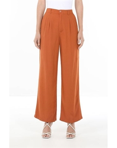 Брюки с защипами из смесового льна Ovs