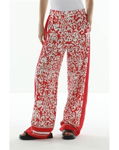 Брюки свободного кроя с принтом Comma,