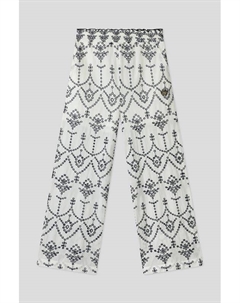 Брюки хлопковые на эластичном поясе Guess