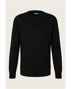 Однотонный джемпер из хлопка Tom tailor