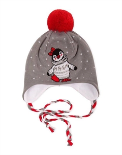 Шапка  с новогодним принтом Marhatter