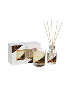 Подарочный набор из диффузора и свечи Зимние специи Wax lyrical