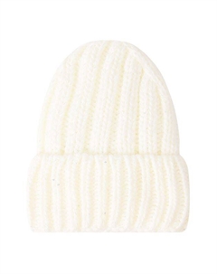 Шапка крупной вязки с шерстью Panda&elephant