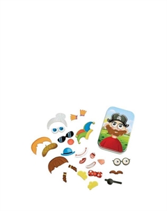 Настольная магнитная игра в дорогу Собери смешной портрет Hape