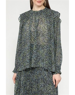 Блуза свободного кроя с рюшами Boss
