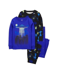 Комплект из 2 хлопковых пижам с принтом Carter`s