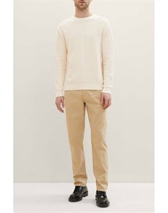 Брюки хлопковые прямого кроя Tom tailor