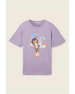 Футболка хлопковая с принтом Tom tailor