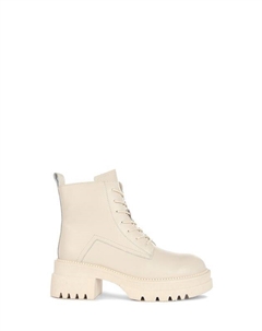 Ботинки кожаные на каблуке Abricot