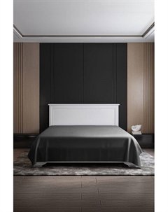 Простыня хлопковая антибактериальная Diamond Soft silver