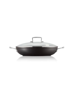 Кастрюля низкая со стеклянной крышкой 30 см Le creuset