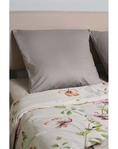 Набор из 2 наволочек из сатина Suite silvery haze 21maison