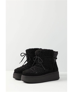 Полусапоги меховые со шнуровкой Moboo Ash