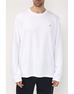 Хлопковый лонгслив с логотипом бренда Marc o'polo