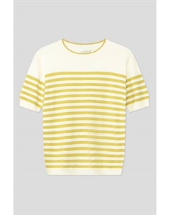 Джемпер с коротким рукавом из вискозы Silver spoon life