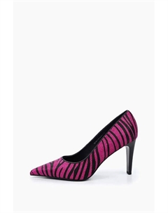 Туфли-лодочки кожаные с принтом Abricot