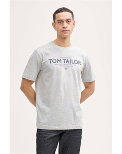 Футболка хлопковая с логотипом Tom tailor