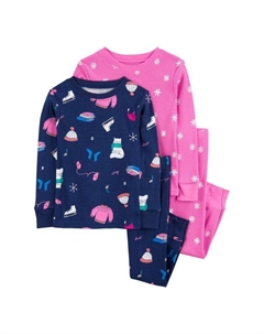 Комплект из 2 хлопковых пижам с принтом Carter`s