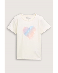 Футболка хлопковая с принтом Tom tailor