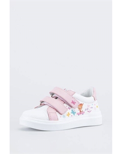 Кеды кожаные на липучке Котофей