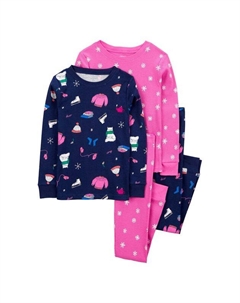 Комплект из 2 хлопковых пижам с принтом Carter`s