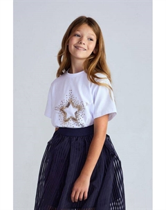 Футболка хлопковая с принтом Смена