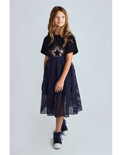 Футболка хлопковая с принтом Смена