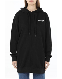 Худи хлопковое удлиненное Guess
