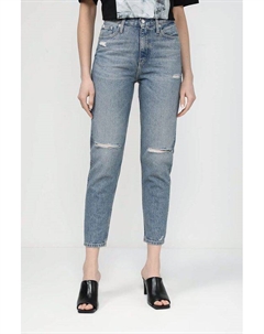 Джинсы рваные укороченного кроя Calvin klein jeans