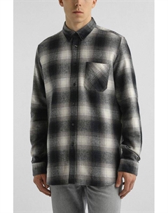 Рубашка из мягкого хлопка с начесом в клетку Hugo