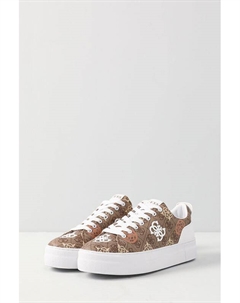 Кеды с принтом бренда Guess
